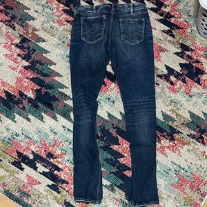 Silver Jeans Suki Slim Boot in Dark Blue